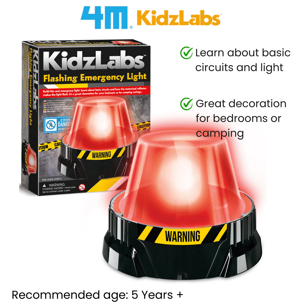 4M KidzLabs / Flashing Emergency Light