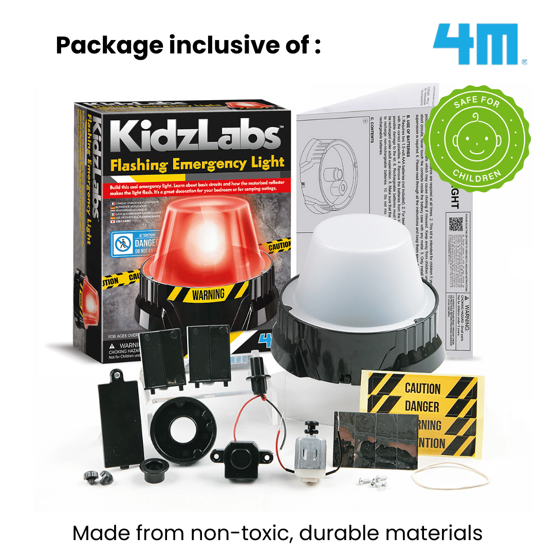 4M KidzLabs / Flashing Emergency Light
