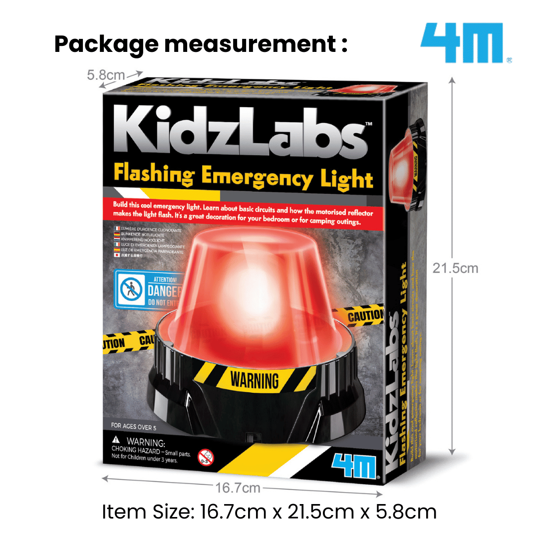 4M KidzLabs / Flashing Emergency Light