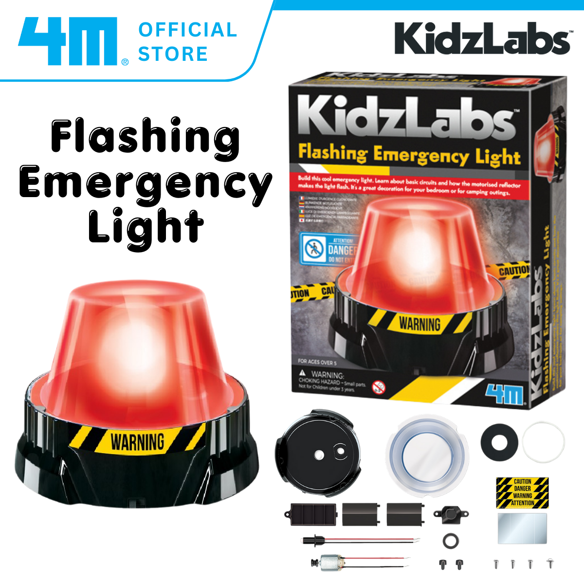 4M KidzLabs / Flashing Emergency Light