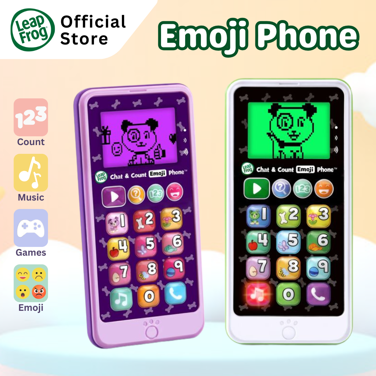 LeapFrog Chat & Count Emoji Phone
