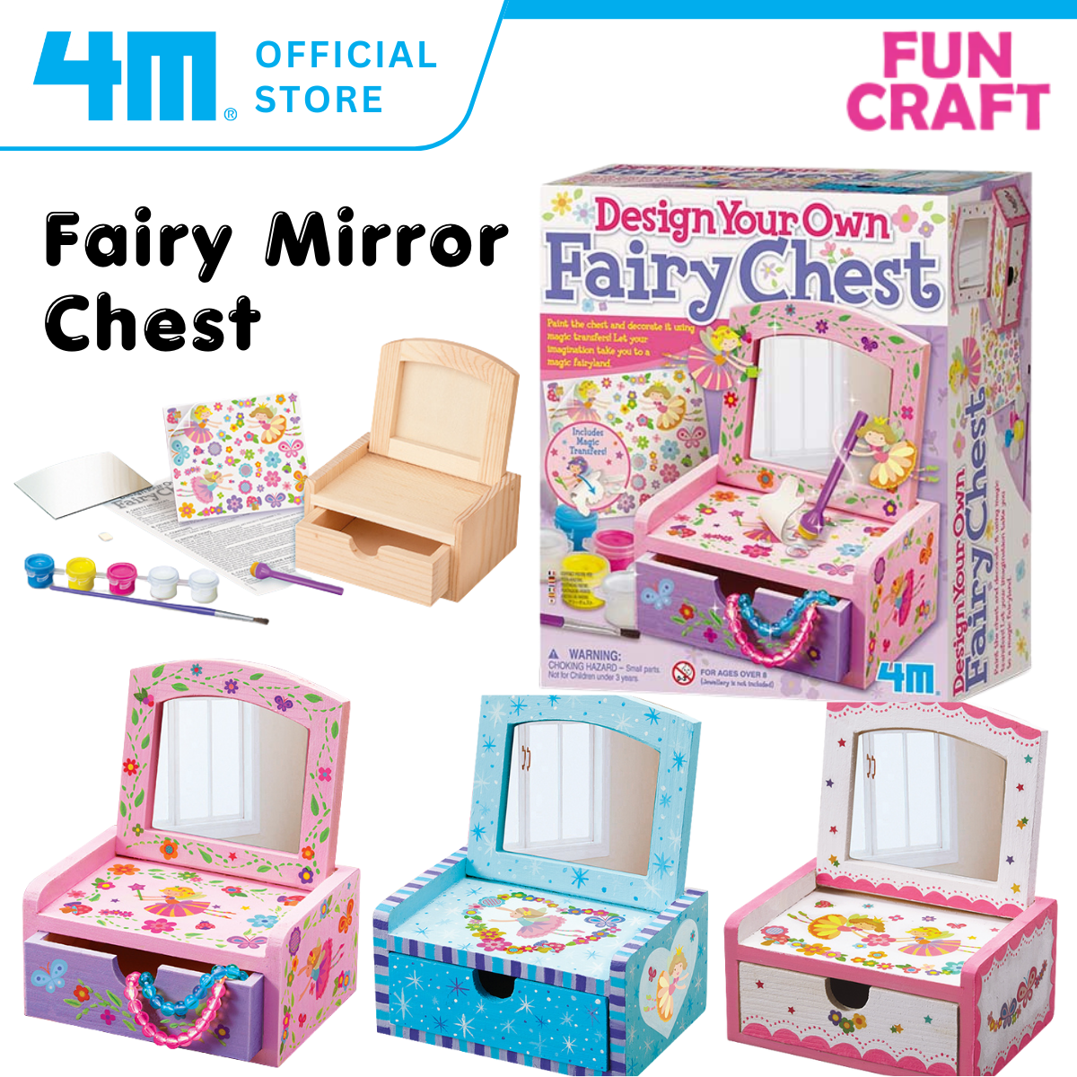 4M Fun Craft / Design Your Own Fairy Chest
