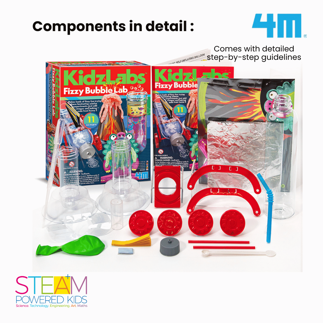 4M Steam Education Toys - KidzLabs / Fizzy Bubble Lab
