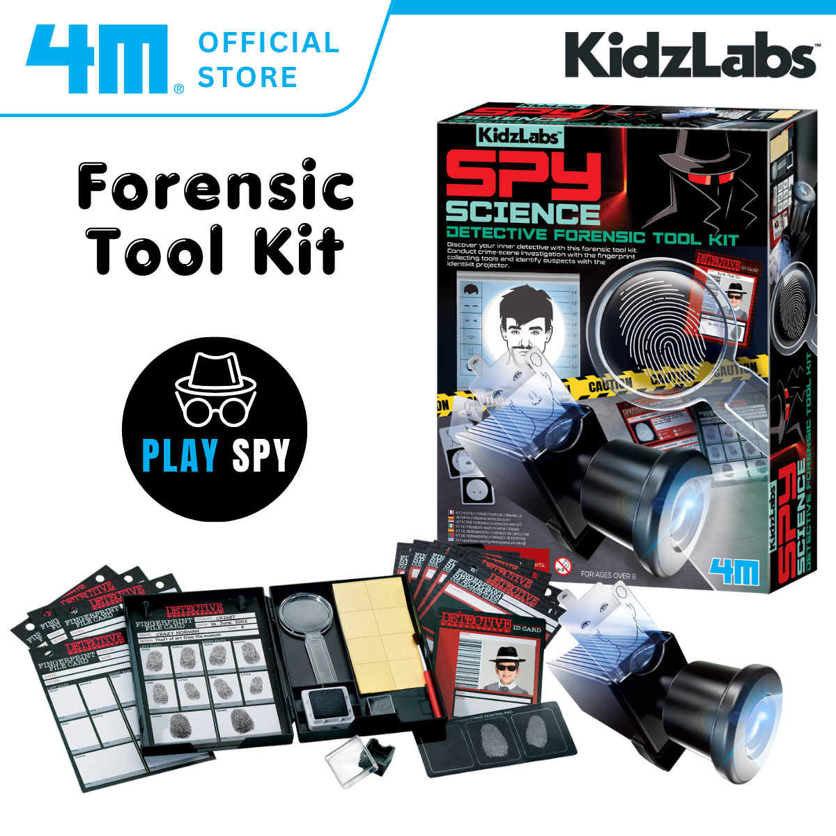 [NEW ARRIVAL] 4M KidzLabs / Detective Forensic Tool Kit - STEAM Education Toys