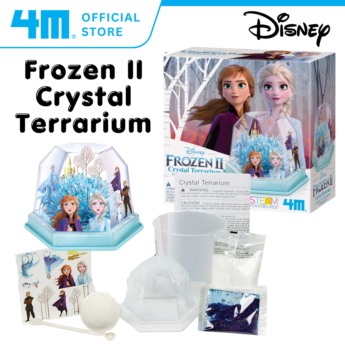 4M Disney Frozen II Crystal Terrarium