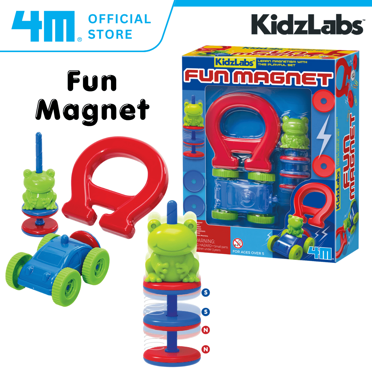4M KidzLabs / Fun Magnet (Magnetism Exploration Set)