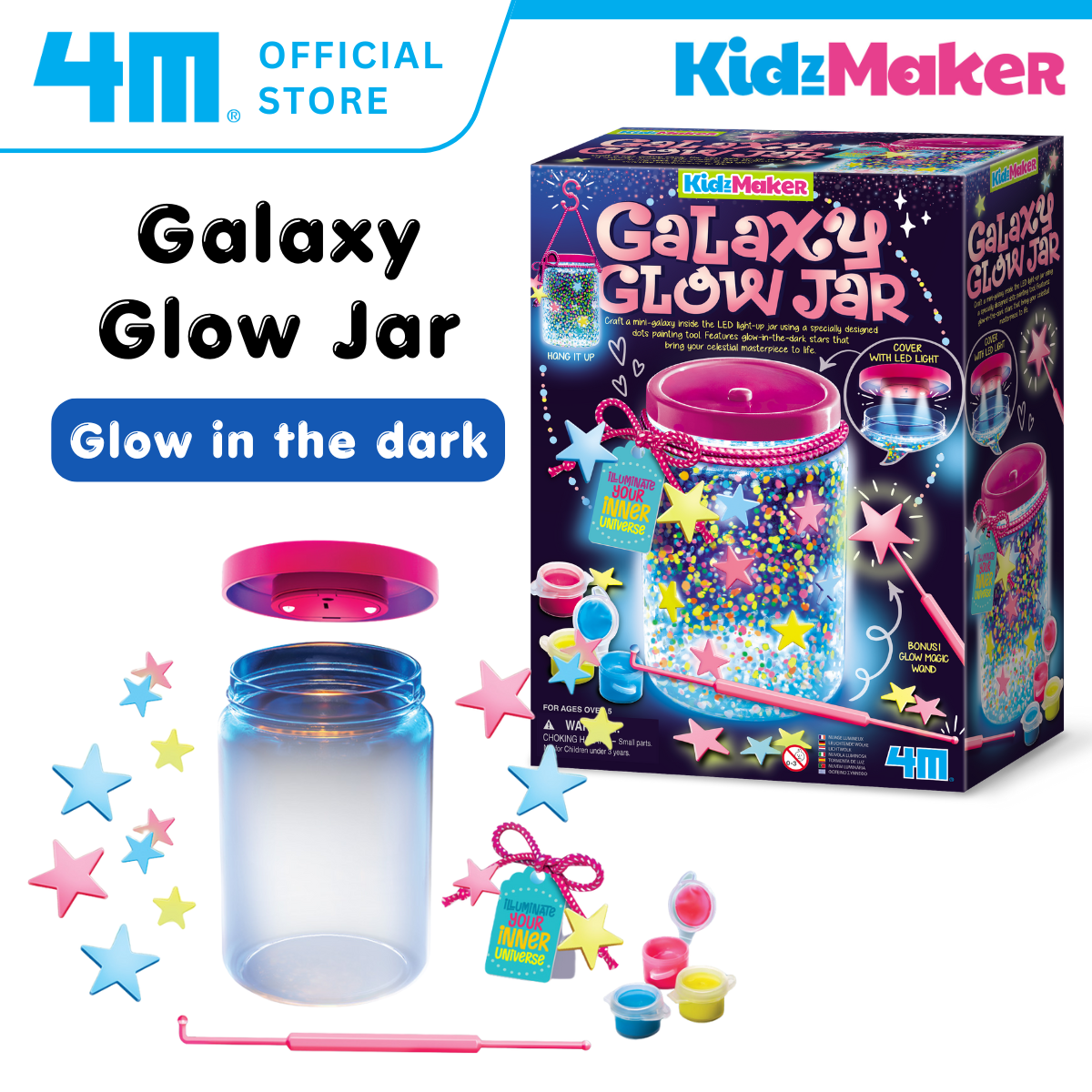 4M KidzMaker / Galaxy Glow Jar