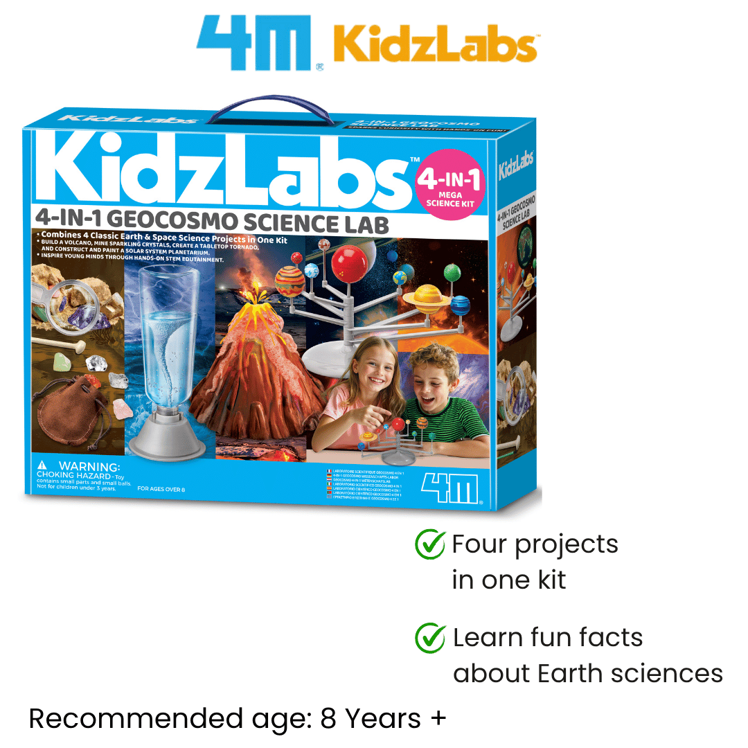 [NEW ARRIVAL] 4M KidzLabs / 4-in-1 GEOCOSMO Science Lab - STEAM Education Toys