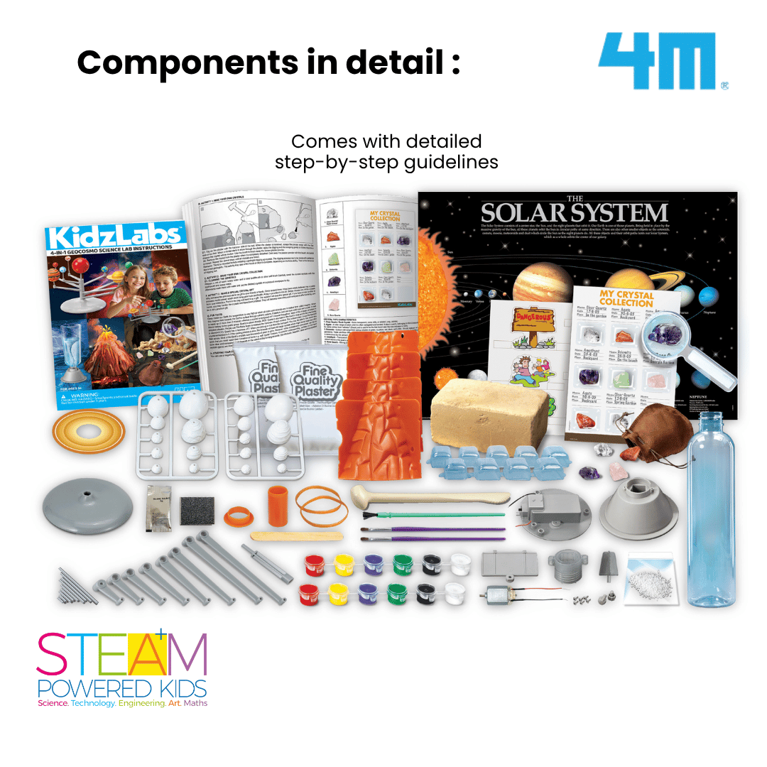 [NEW ARRIVAL] 4M KidzLabs / 4-in-1 GEOCOSMO Science Lab - STEAM Education Toys
