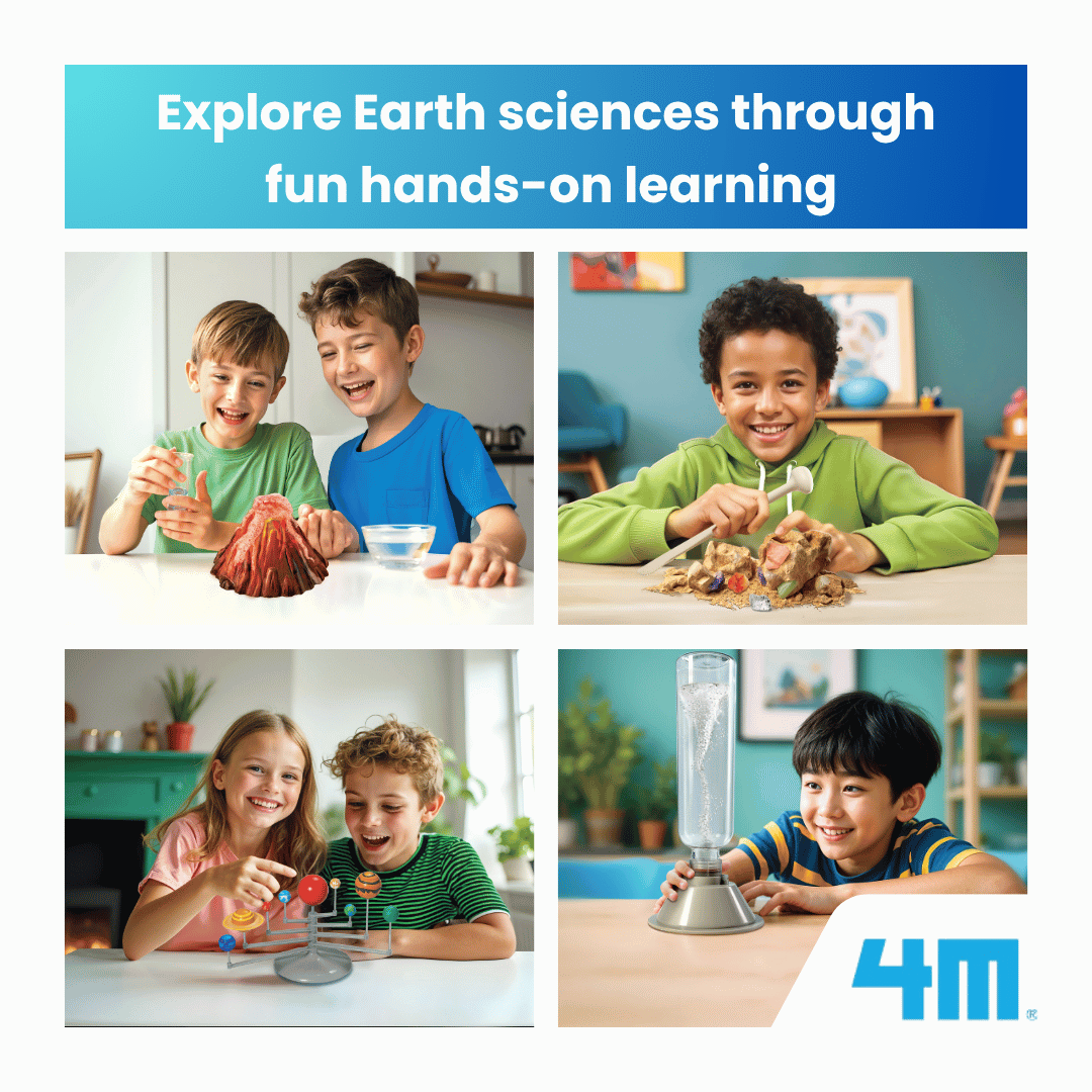 [NEW ARRIVAL] 4M KidzLabs / 4-in-1 GEOCOSMO Science Lab - STEAM Education Toys