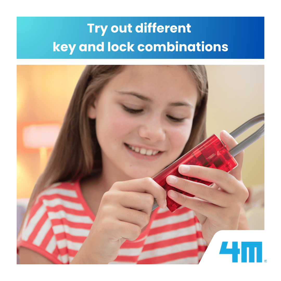4M Steam Education Toys - KidzLabs / Giant Visible Padlock