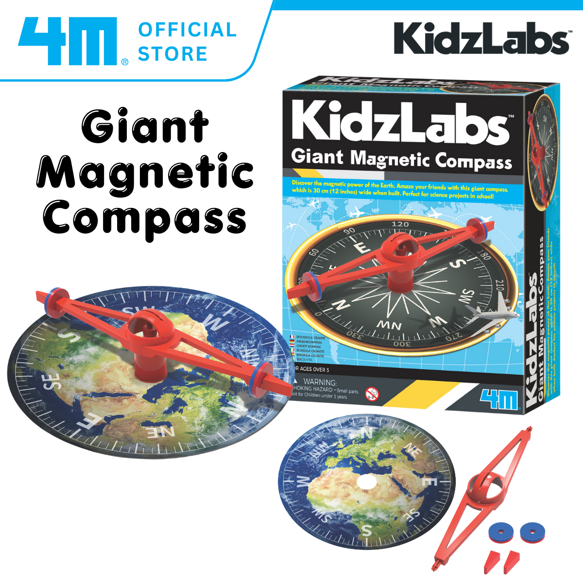 4M KidzLabs / Giant Magnetic Compass