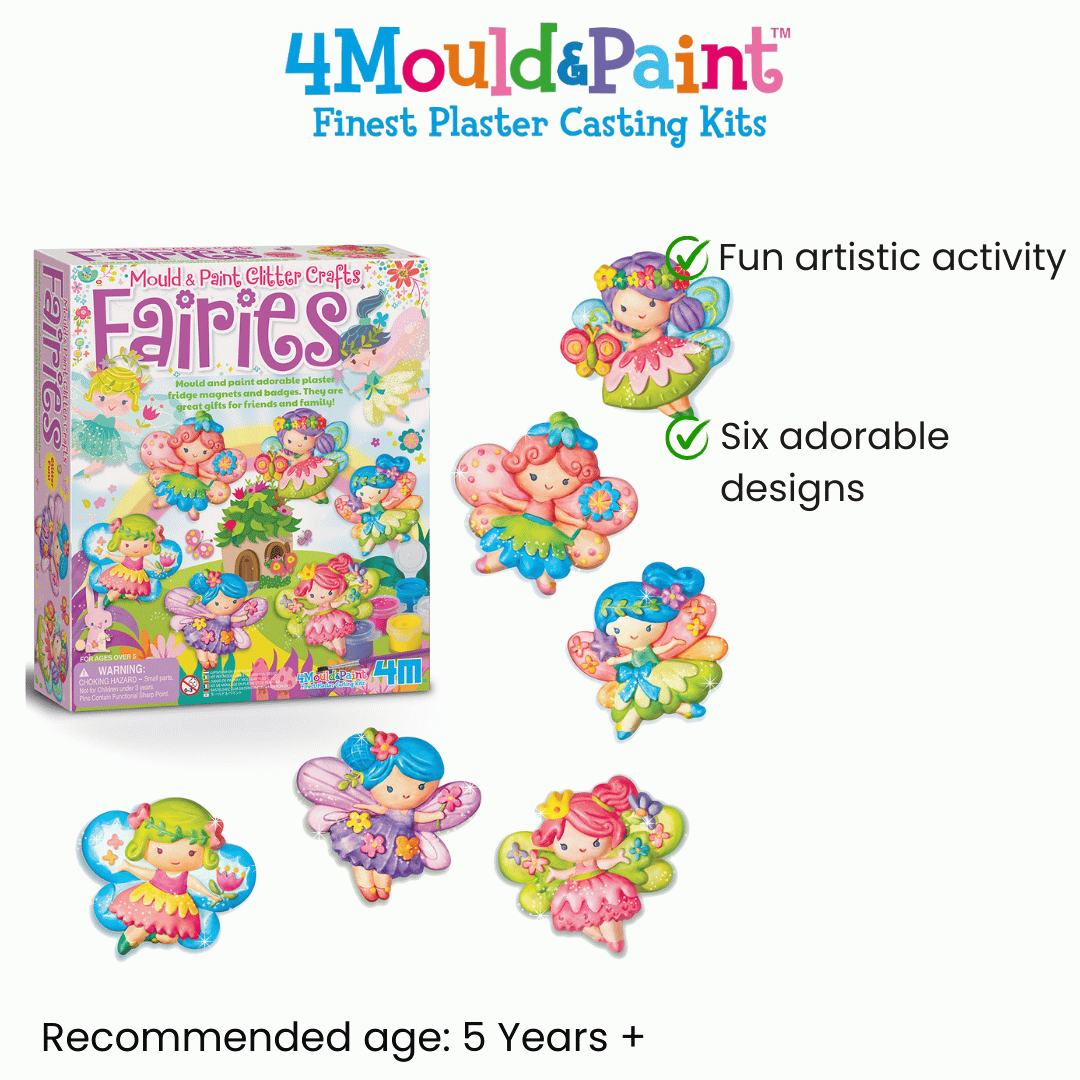 4M Mould & Paint / Glitter Fairies