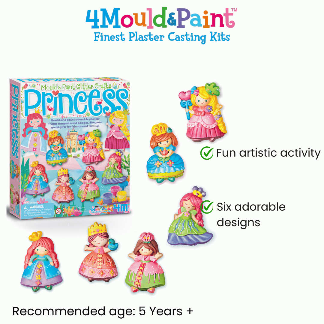 4M Mould & Paint / Glitter Princess