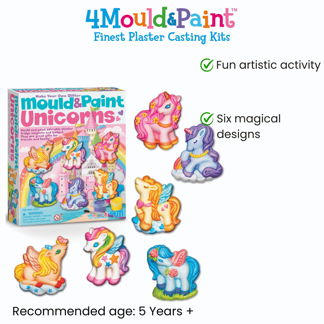 4M Mould & Paint / Glitter Unicorns