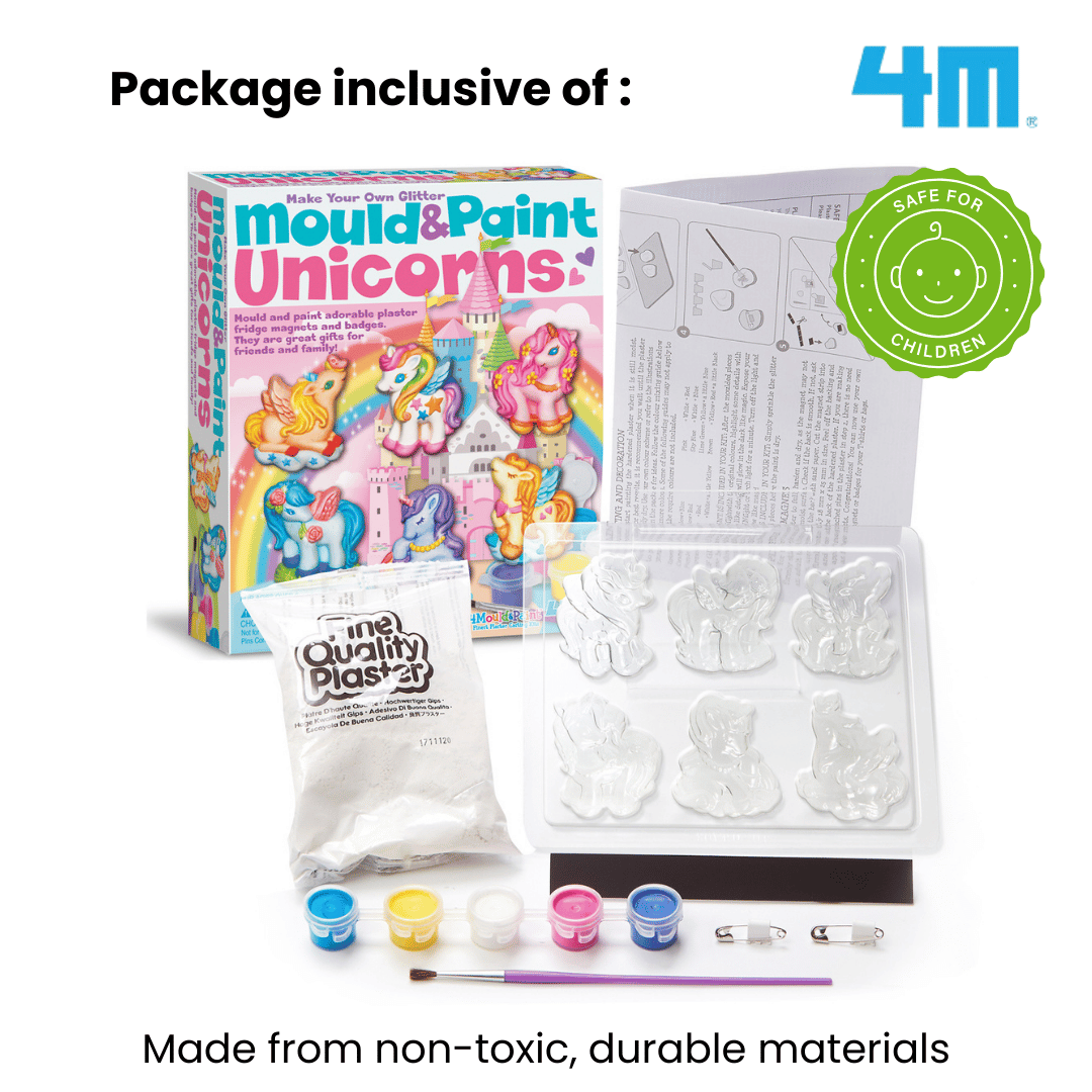 4M Mould & Paint / Glitter Unicorns