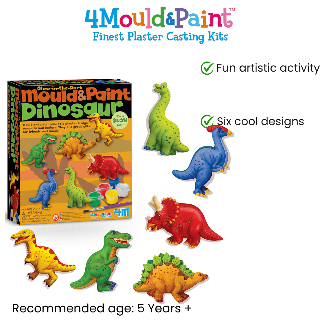 4M Mould & Paint / Glow Dinosaur