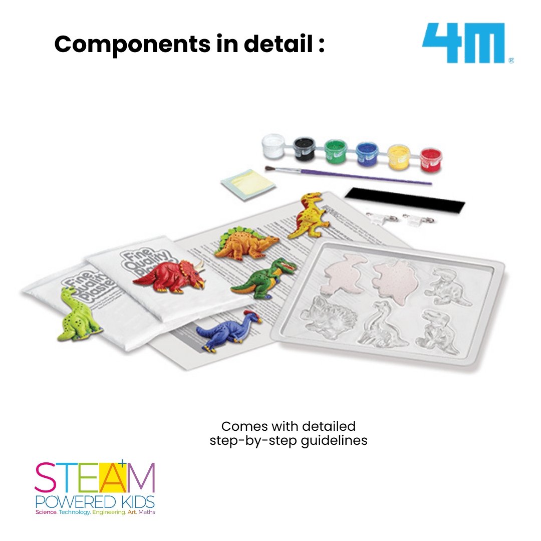 4M Mould & Paint / Glow Dinosaur