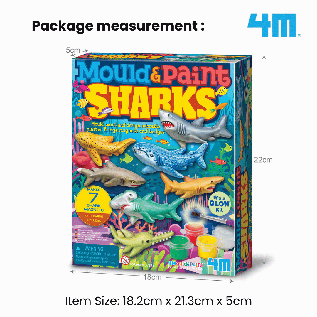 4M Mould & Paint / Glow Sharks
