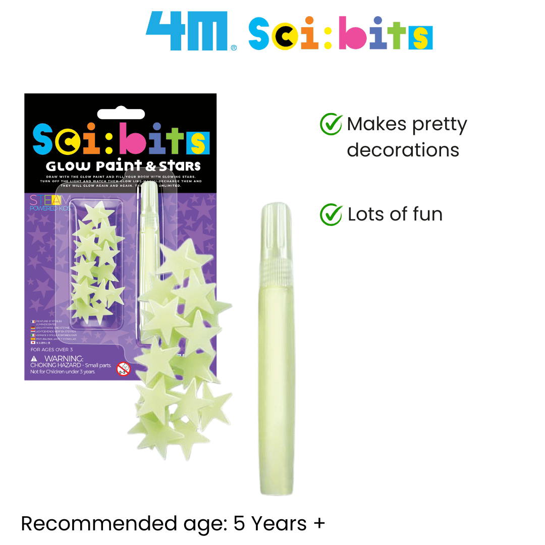 4M Sci:Bits / Glow Paint & Stars