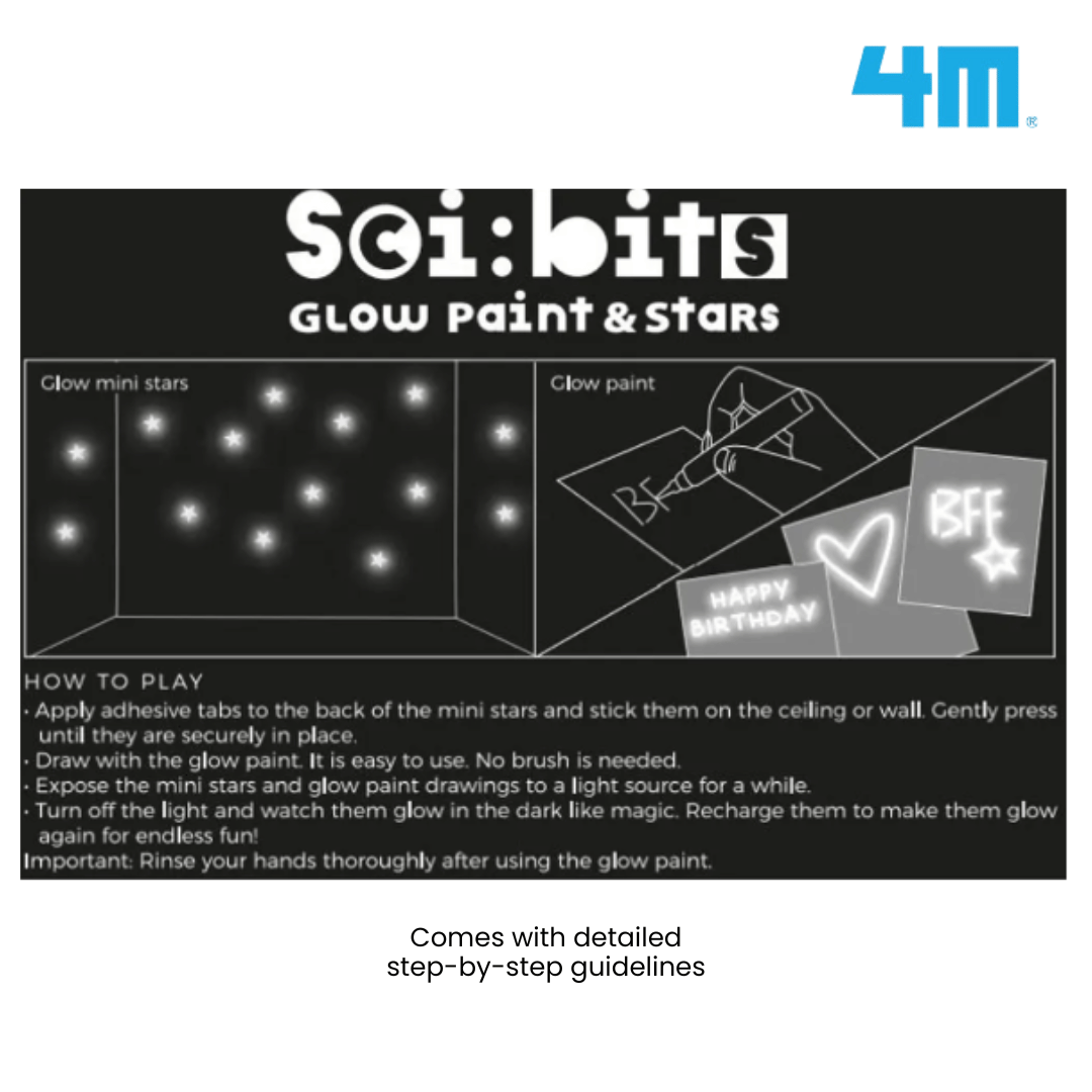 4M Sci:Bits / Glow Paint & Stars