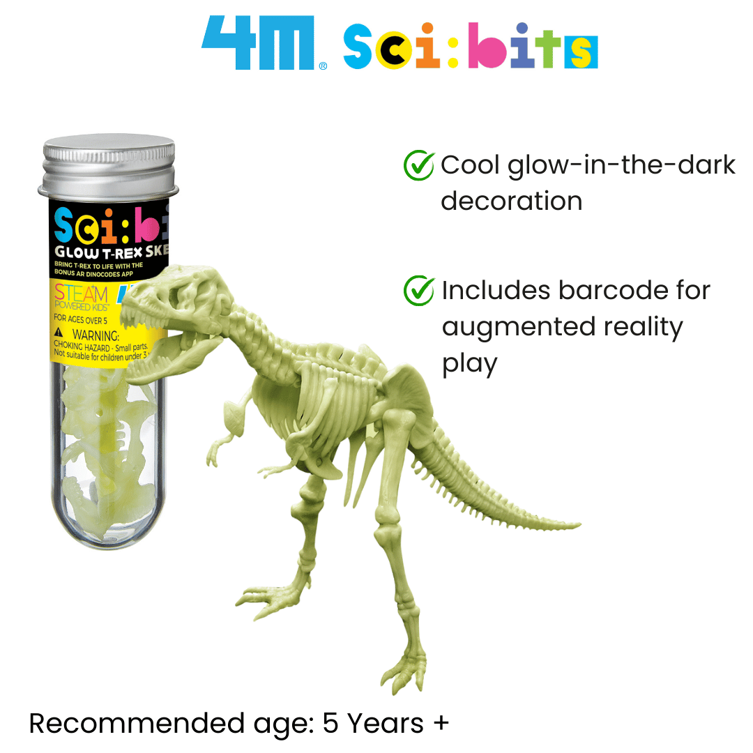 4M Sci:Bits / Glow T-Rex Skeleton