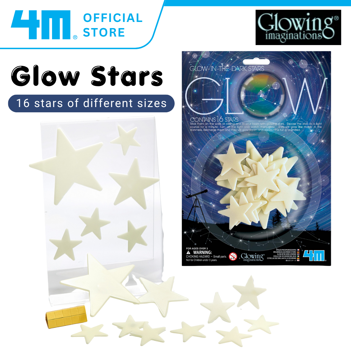 4M Glow In The Dark / Glow Stars