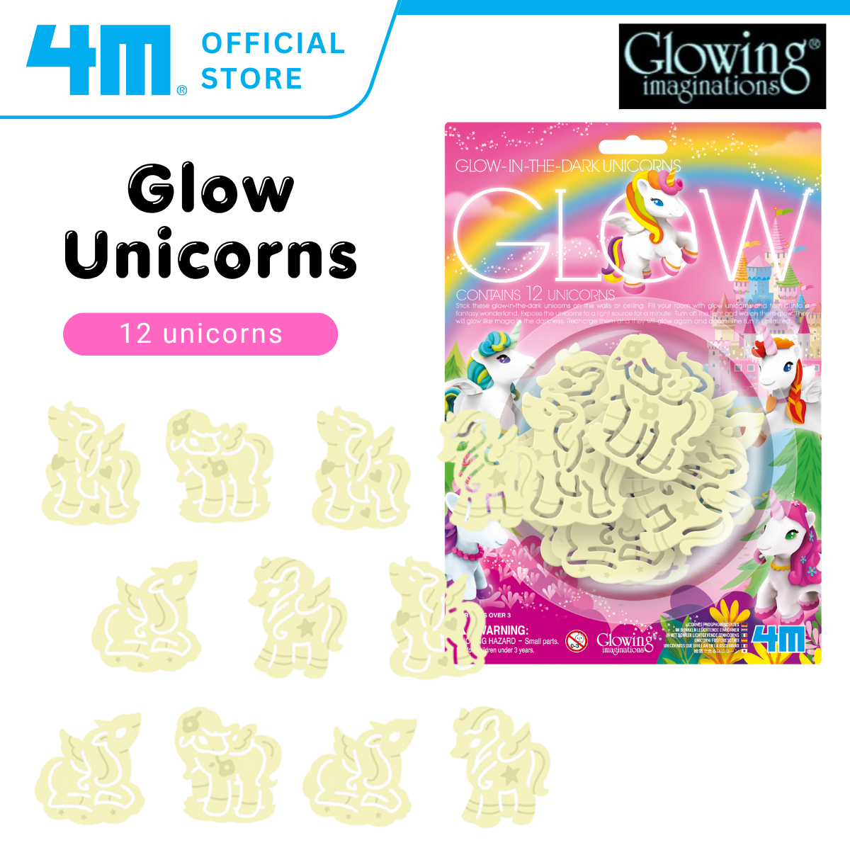 4M Glow In The Dark / Unicorns