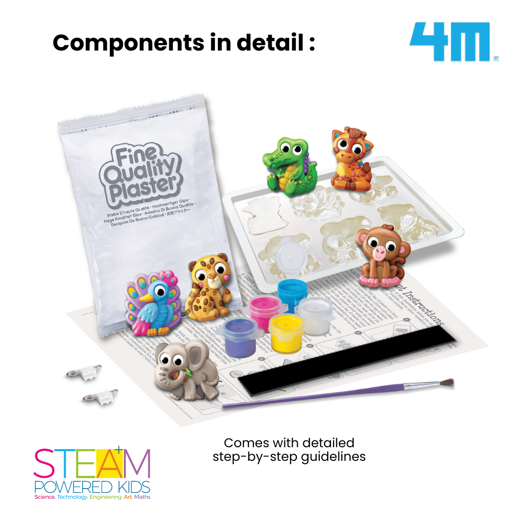 4M Mould & Paint / Googly Eyes Animals