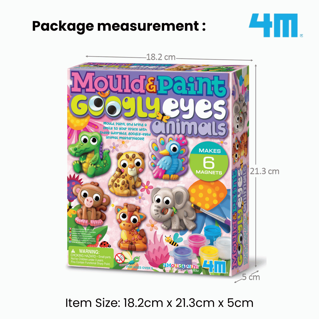 4M Mould & Paint / Googly Eyes Animals