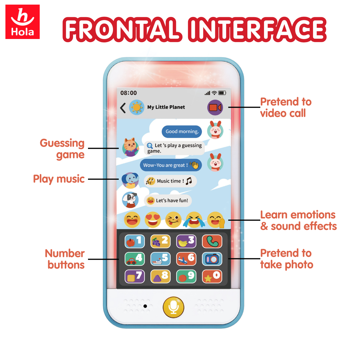 Hola Multifunction Early Education Phone
