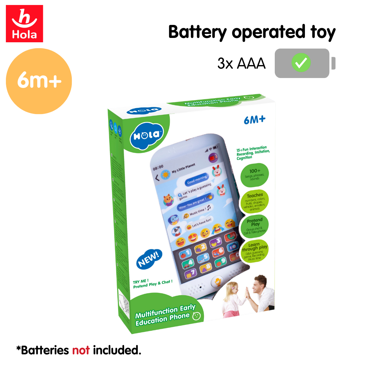 Hola Multifunction Early Education Phone