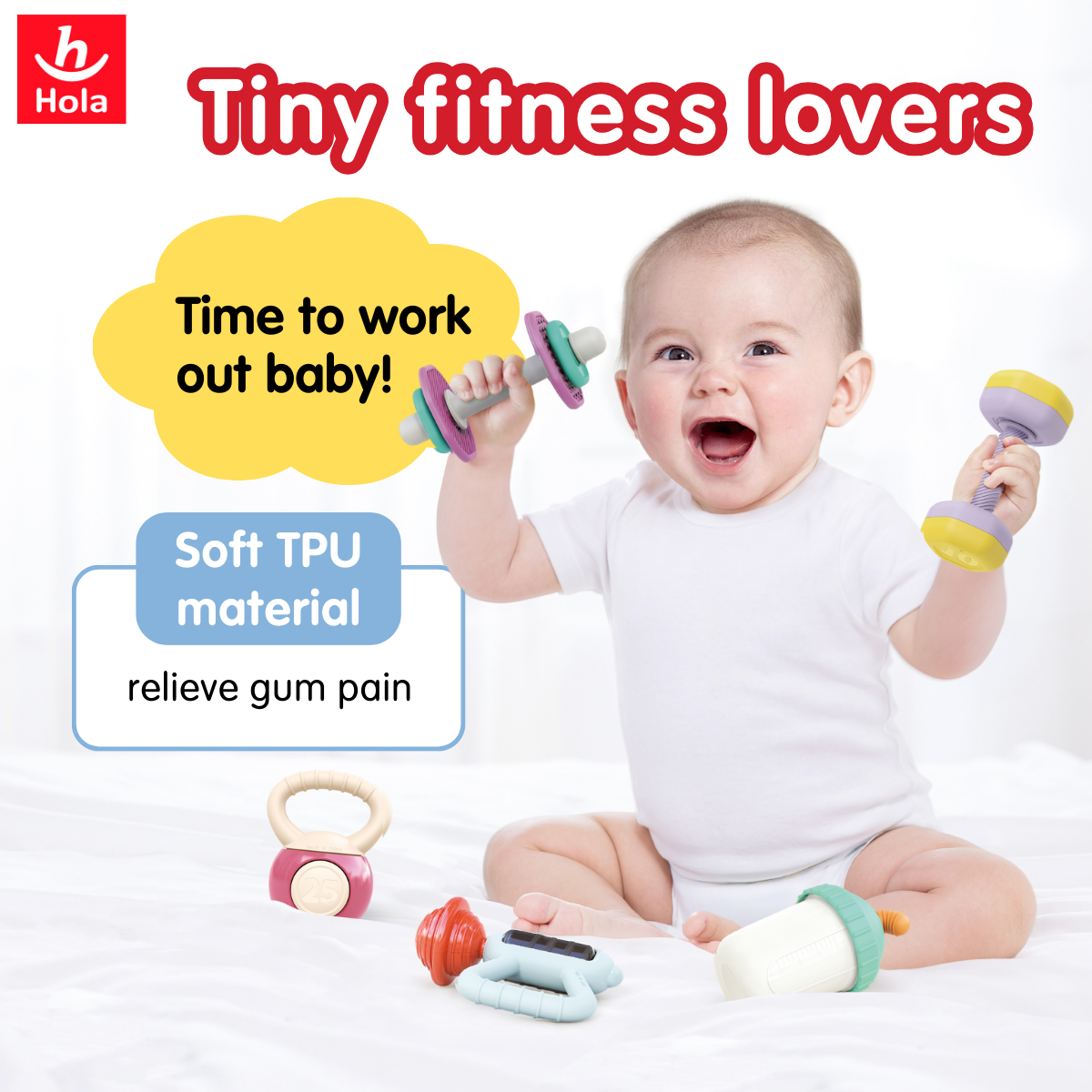 Hola Baby Gym Teethers & Rattles