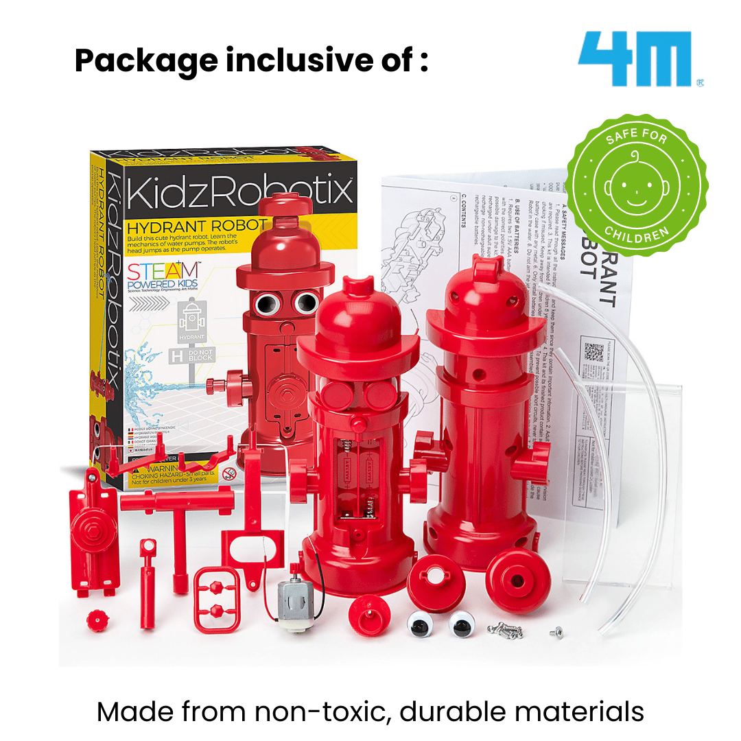 4M Steam Education Toys - KidzRobotix / Hydrant Robot