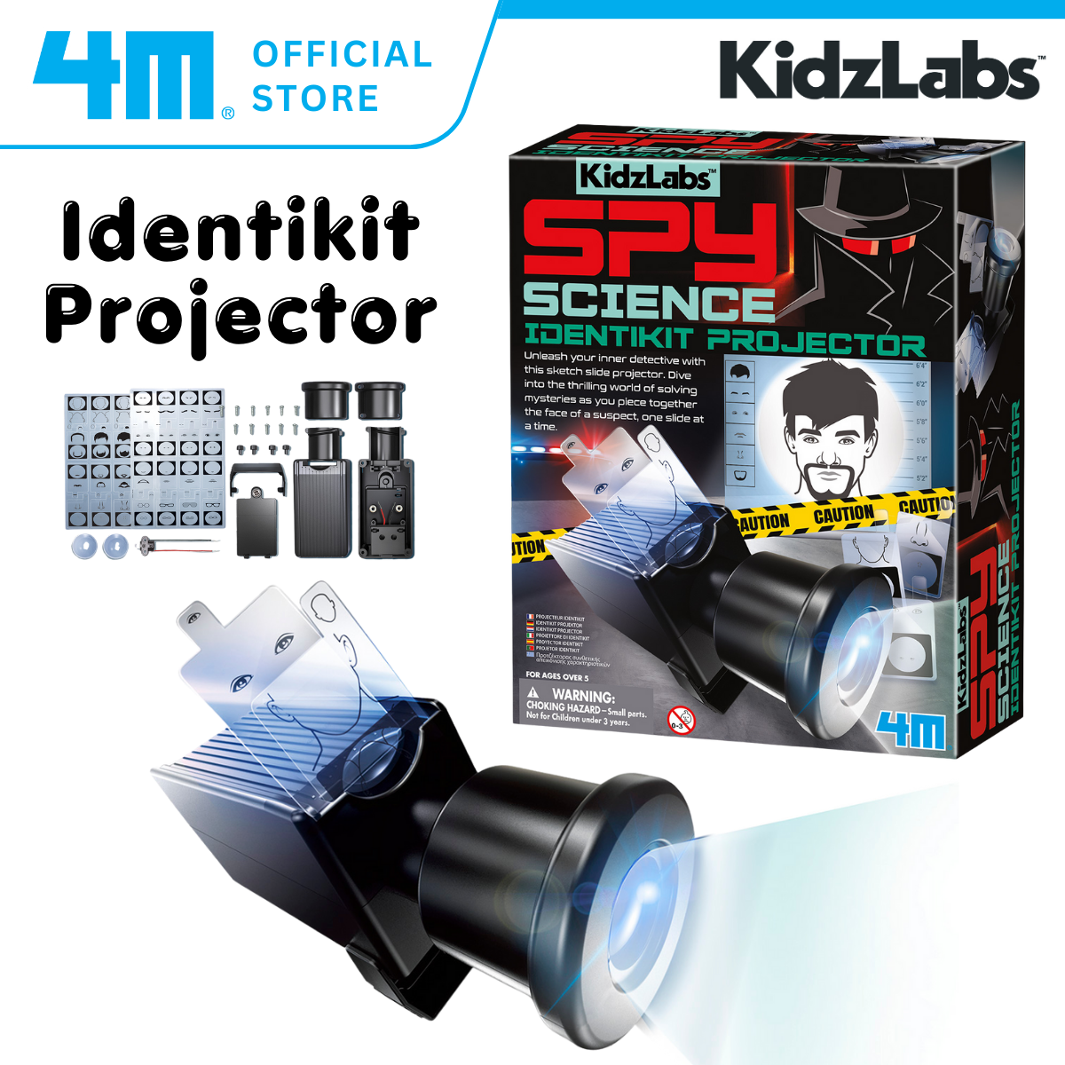 4M KidzLabs / Spy Science / Identikit Projector