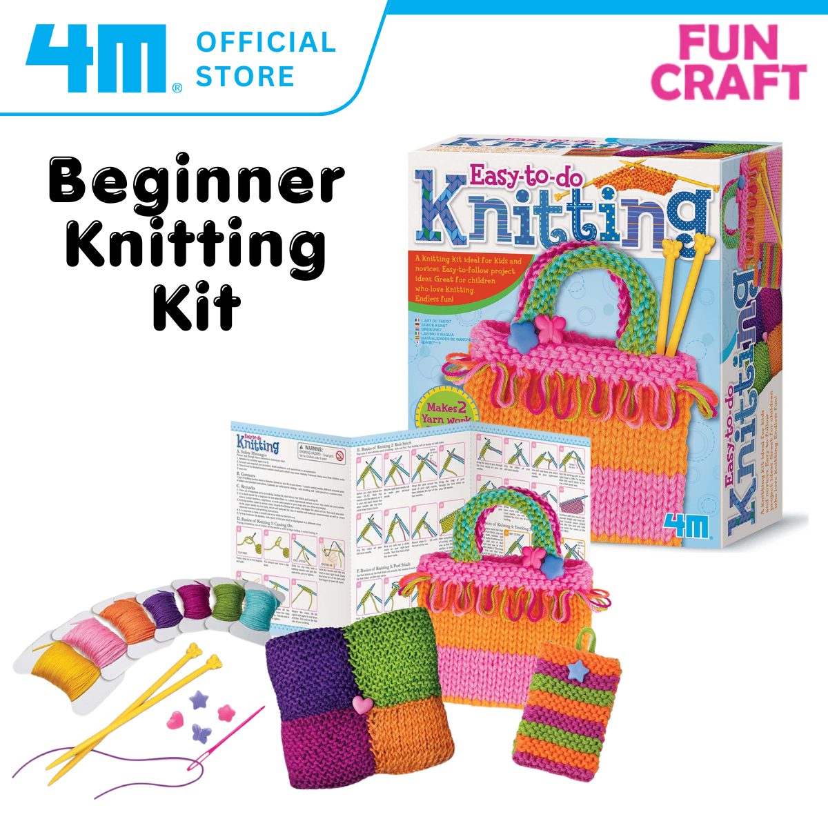 4M KidzMaker / Easy-to-do Knitting