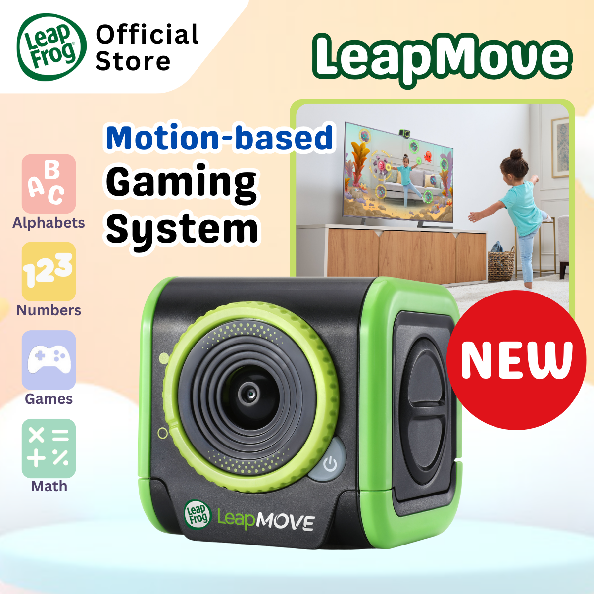 LeapFrog LeapMove Active Learning Video Game System