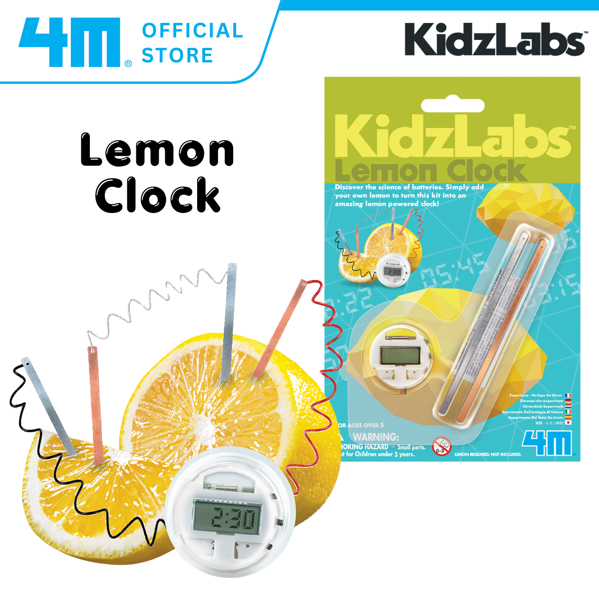 4M Mini KidzLabs / Lemon Clock