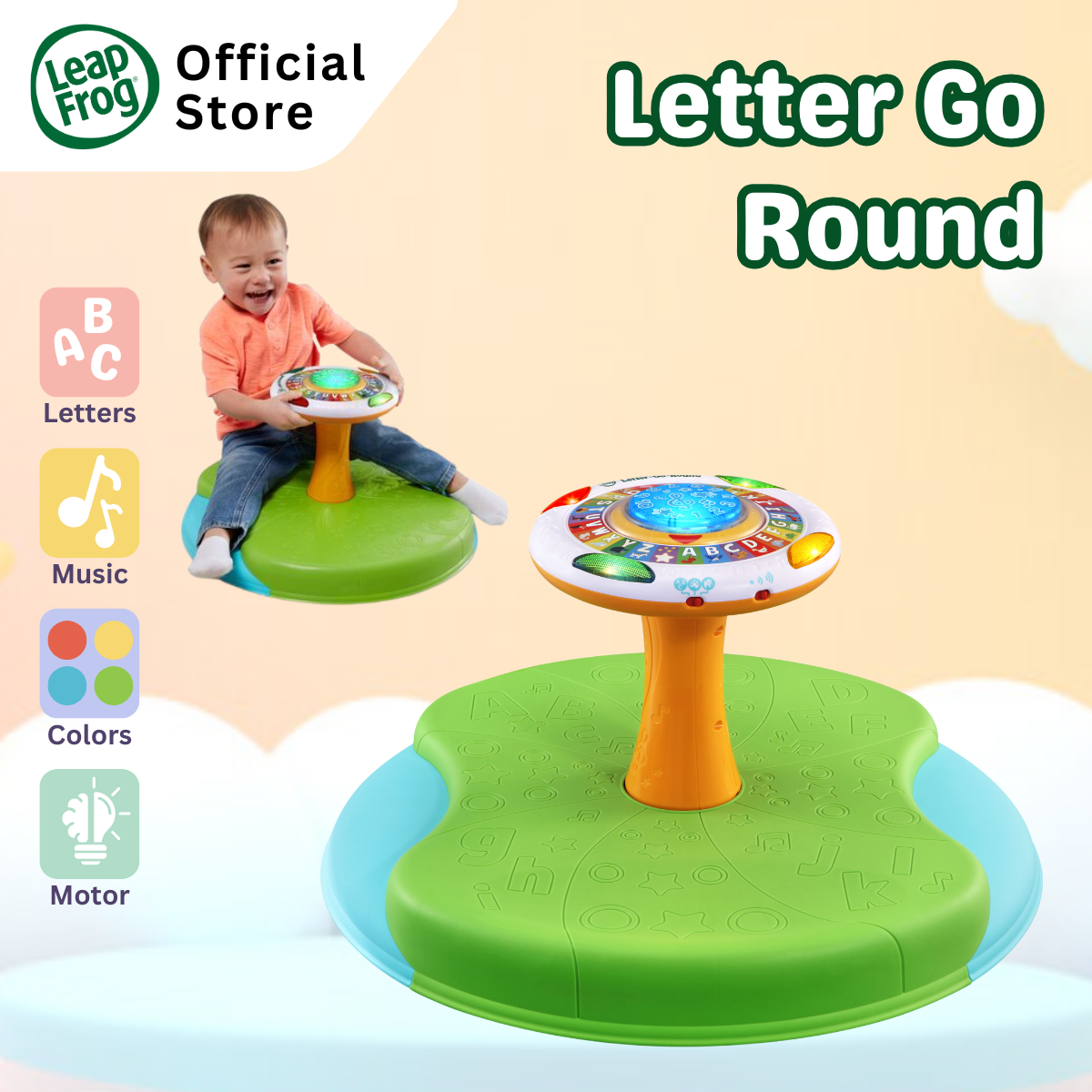 LeapFrog Letter Go Round Sit & Spin Toy