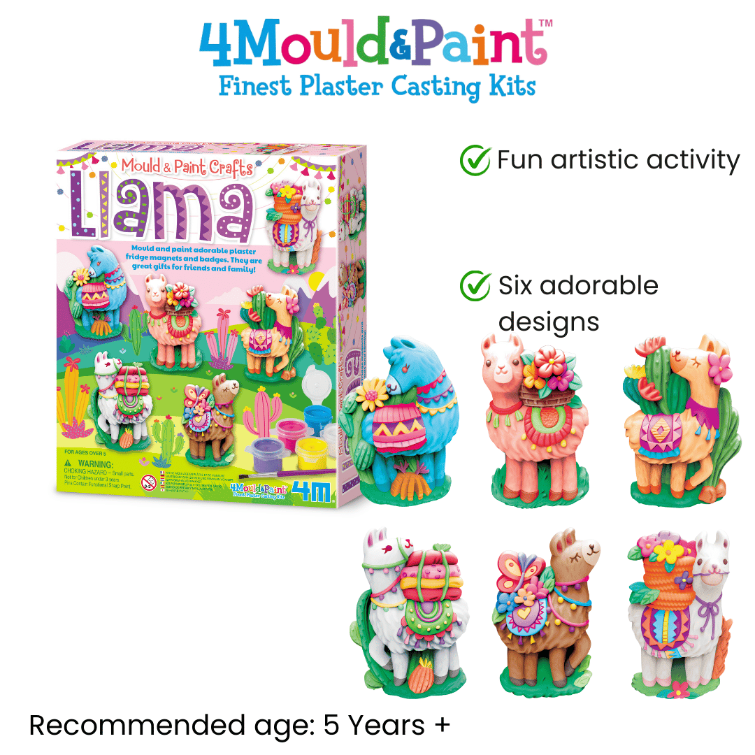 4M Mould & Paint / Llama - STEAM Education Toys