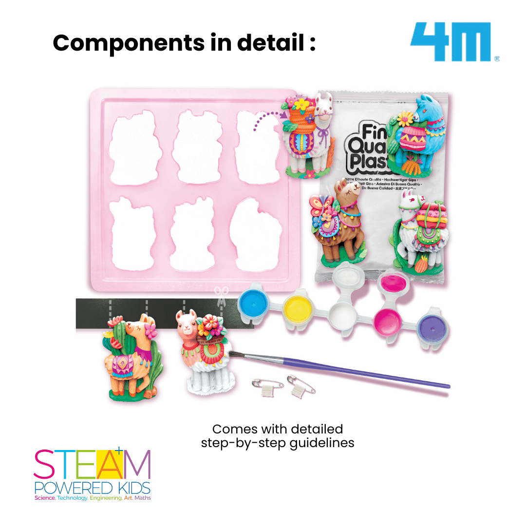 4M Mould & Paint / Llama - STEAM Education Toys
