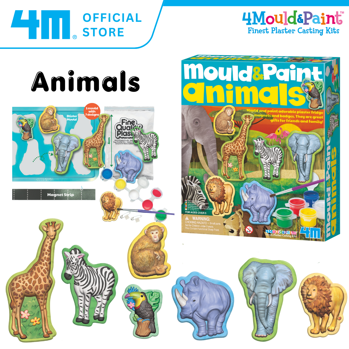 4M Mould & Paint / Animals