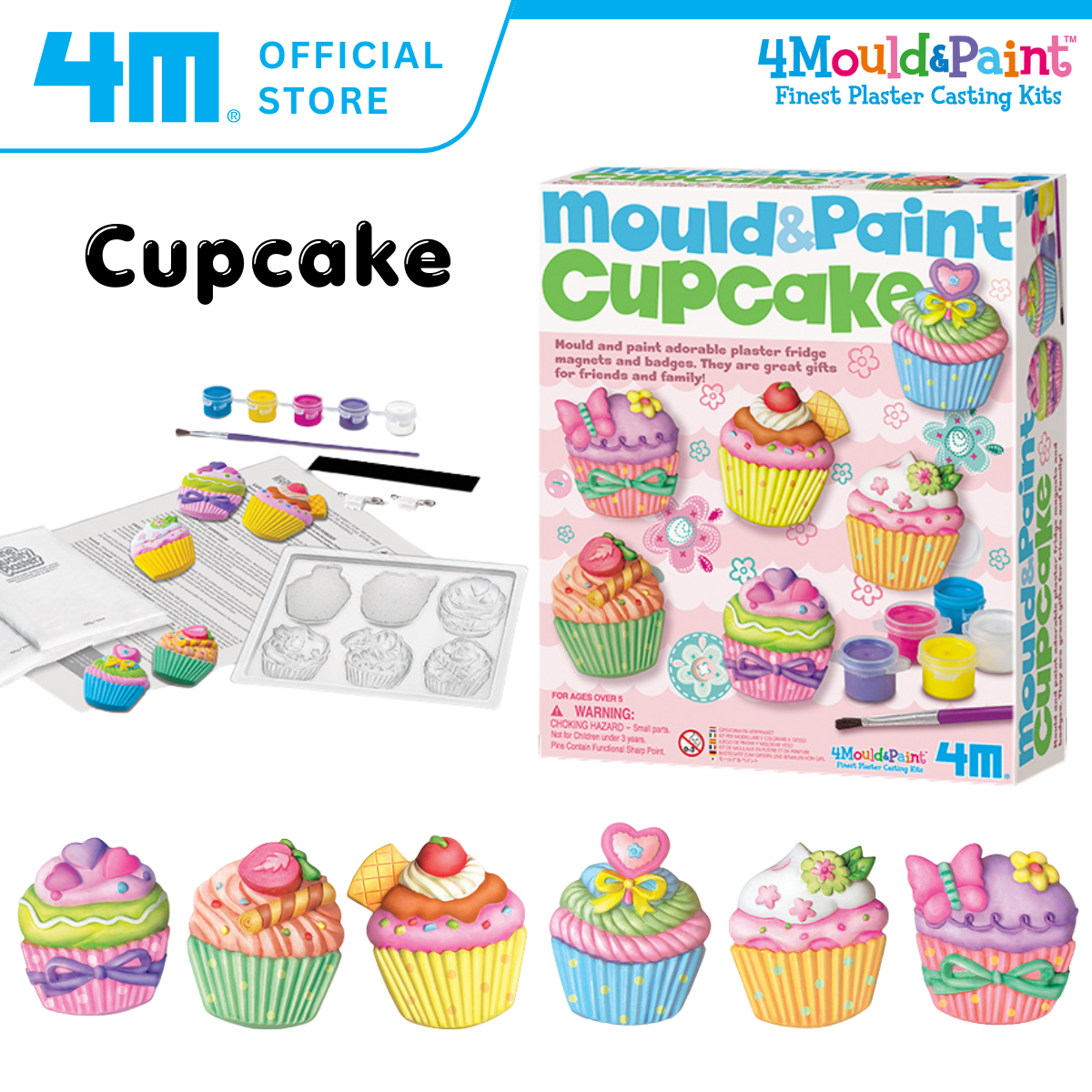 4M Mould & Paint / Cupcake