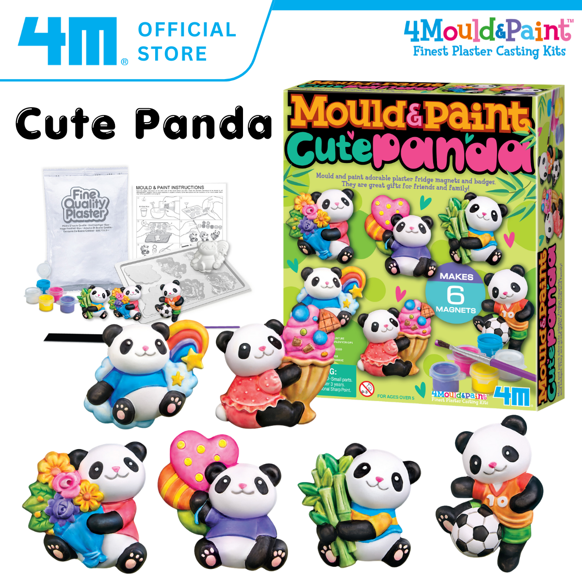 4M Mould & Paint / Cute Panda