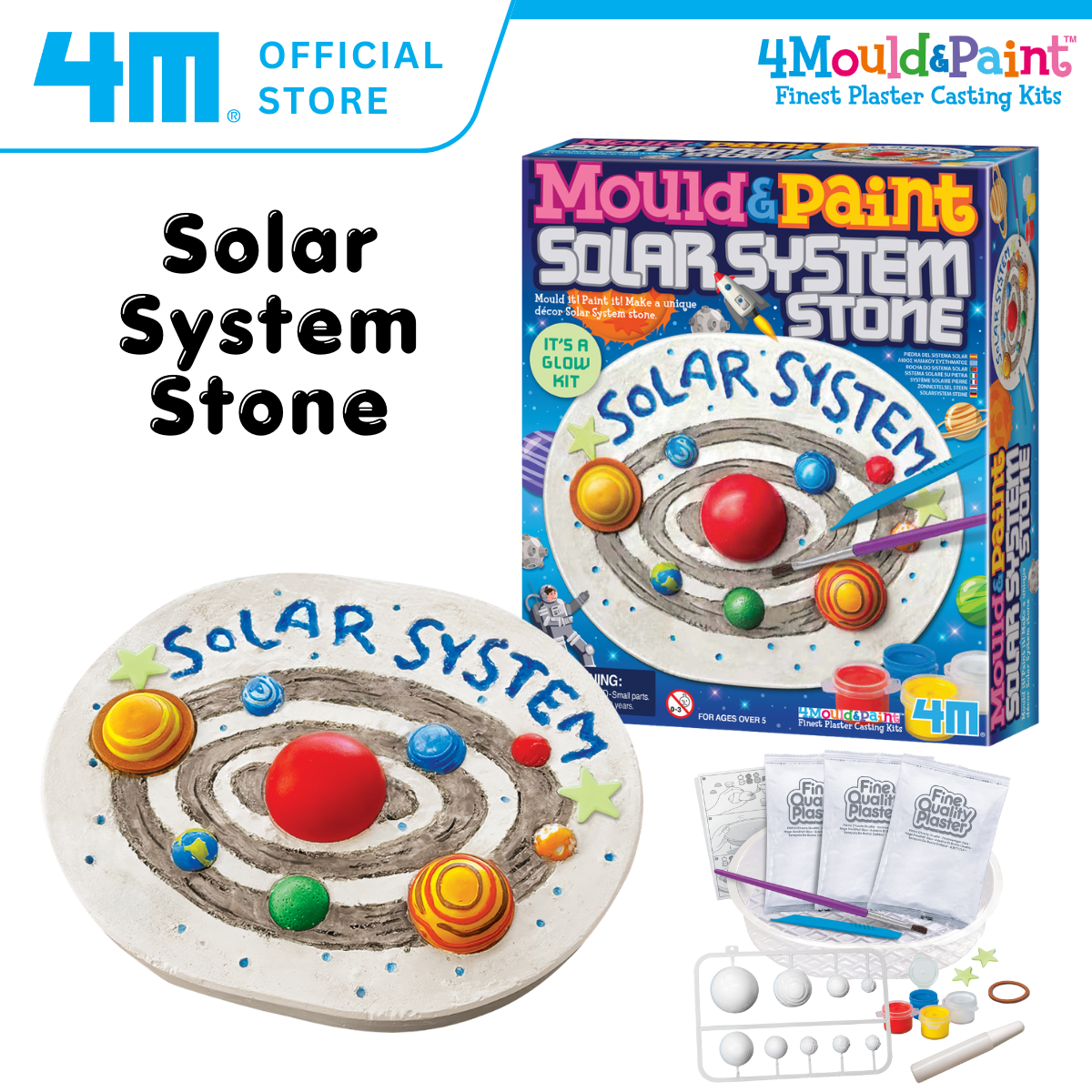 4M Mould & Paint / Solar System Stone