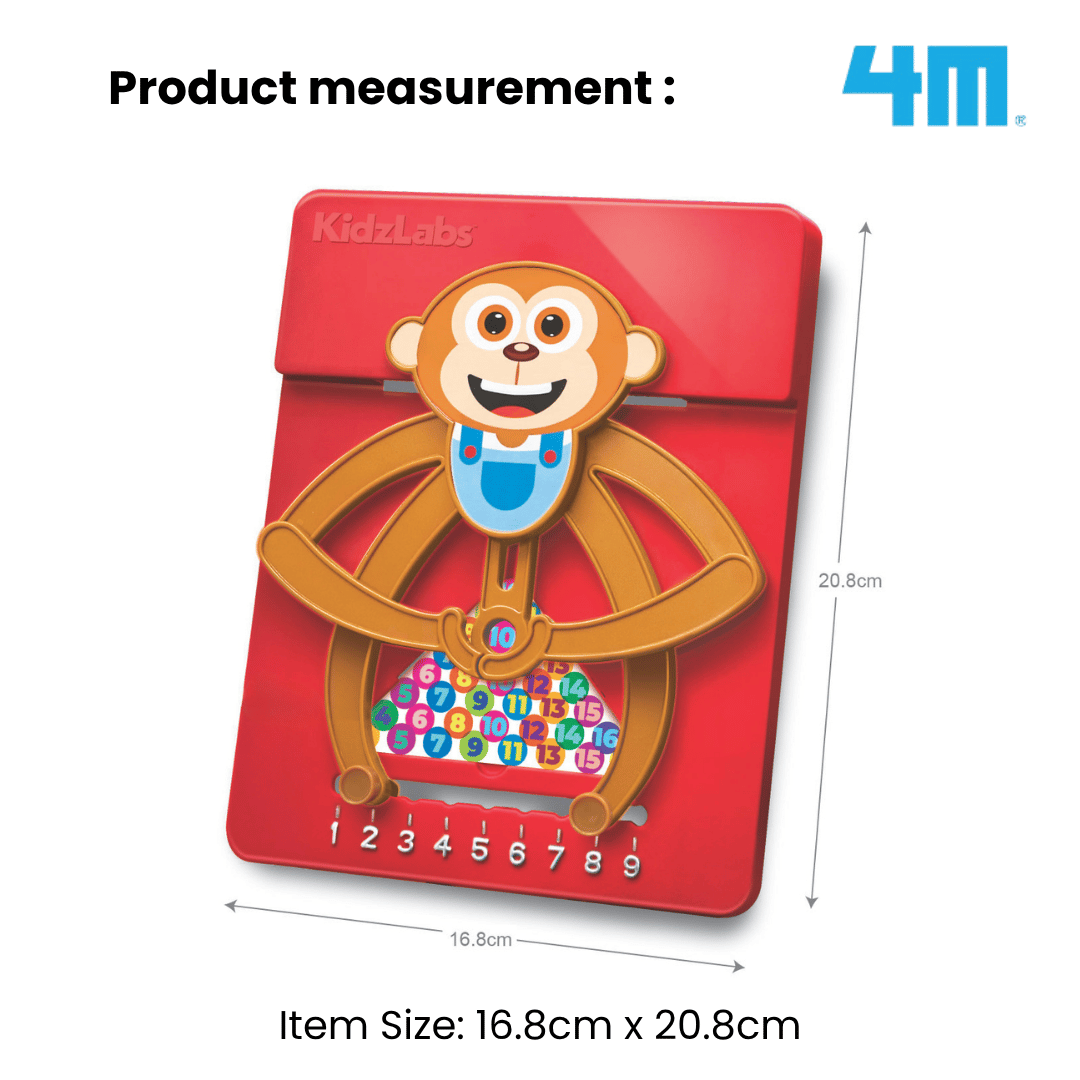 [NEW ARRIVAL] 4M KidzLabs / Magic Math Monkey - STEAM Education Toys
