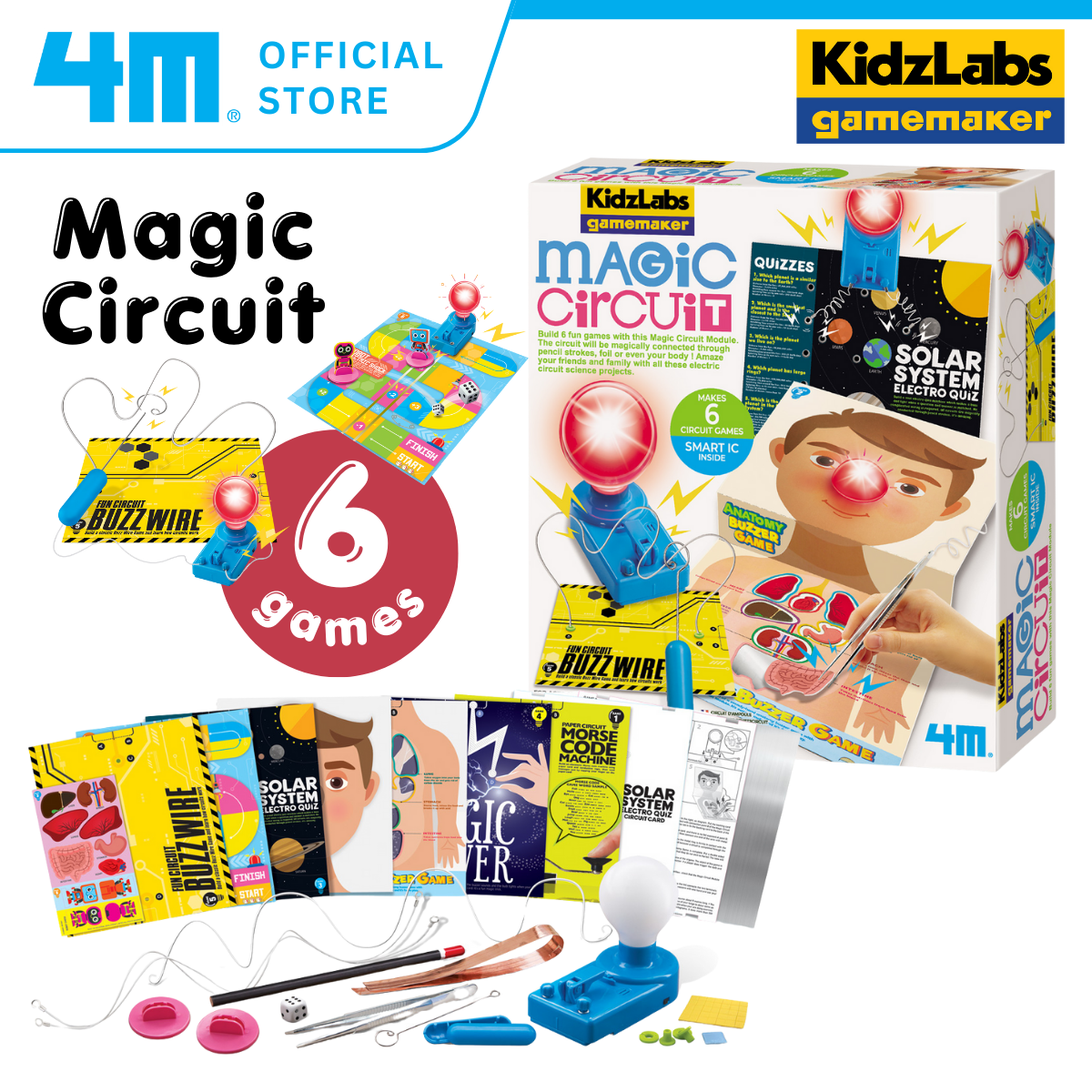 4M Steam Education Toys - KidzLabs Gamemaker / Magic Circuit