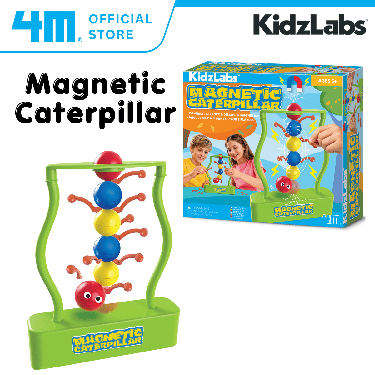 4M KidzLabs / Magnetic Caterpillar