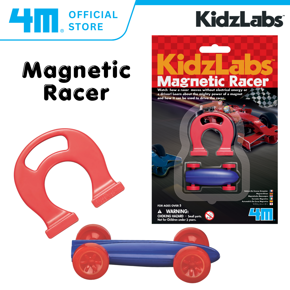 4M Mini KidzLabs / Magnetic Racer