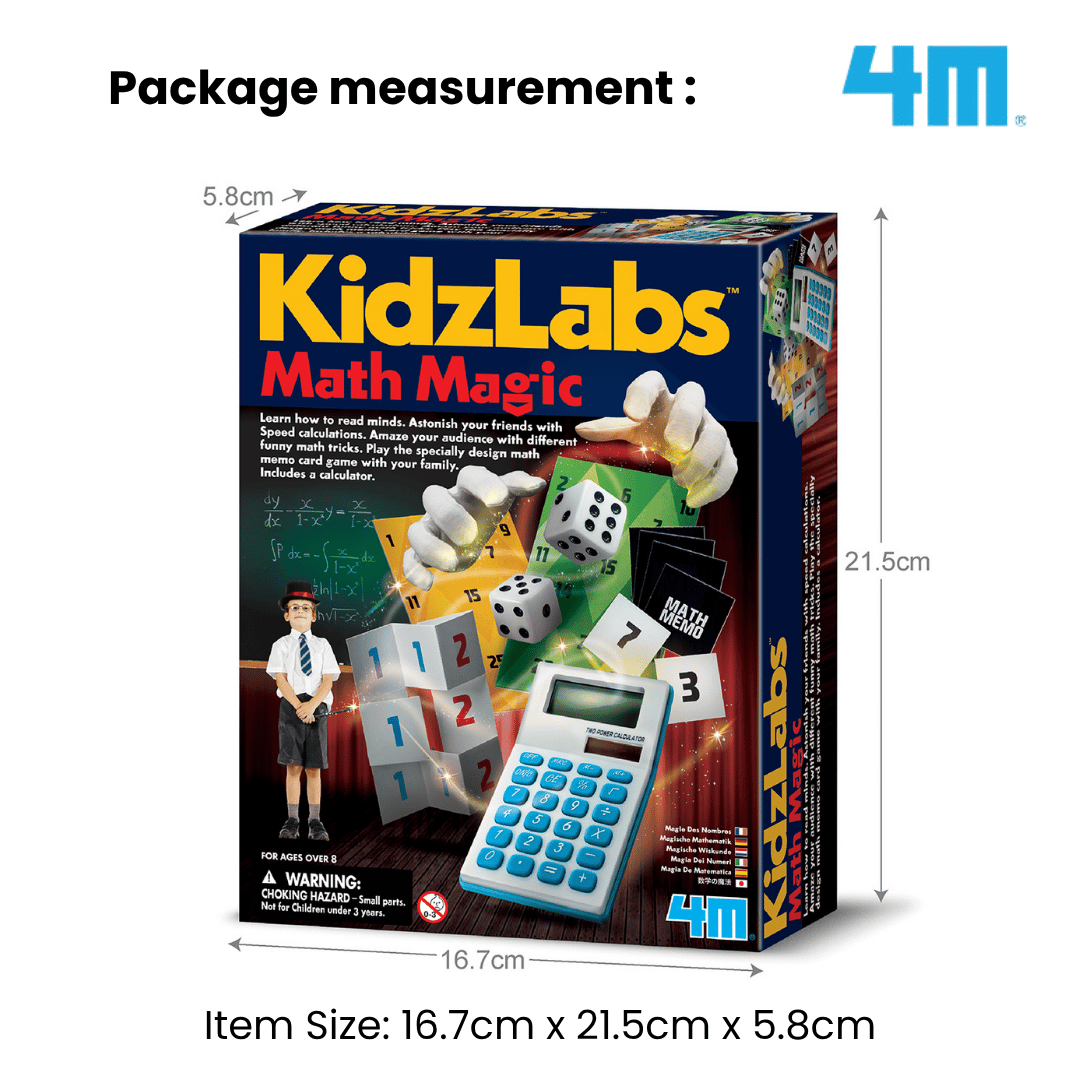 [NEW ARRIVAL] 4M KidzLabs / Math Magic - STEAM Education Toys